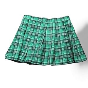 Harry Potter Green & Black Plaid Tarten Skirt